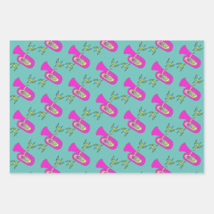 Trombone Geschenkpapier Set