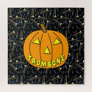 Trombone Halloween Pumpkin