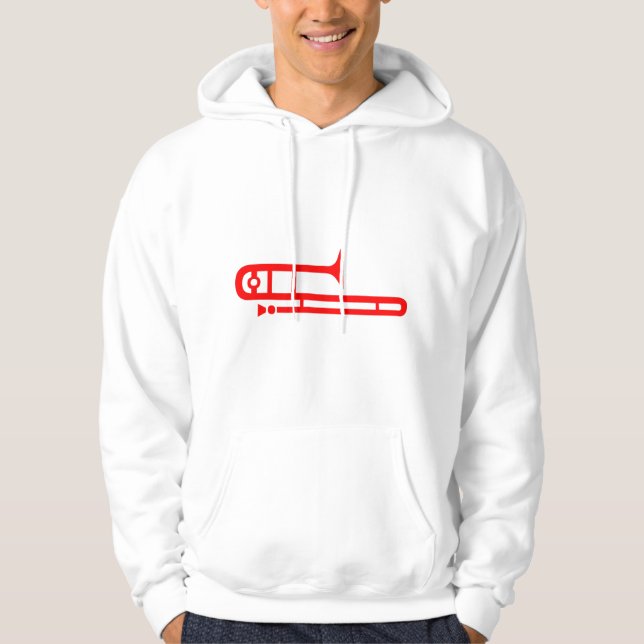 Trombone Hoodie (Vorderseite)