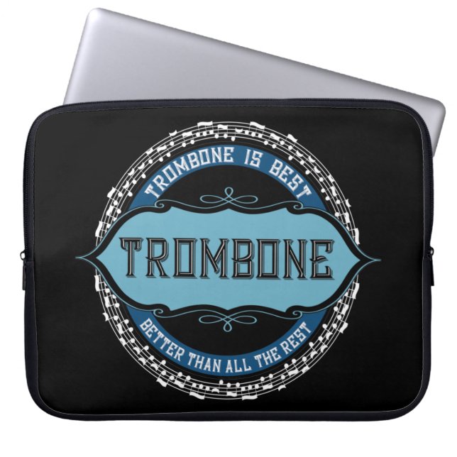 Trombone Is Best Laptopschutzhülle (Vorderseite)