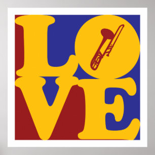 Trombone-Liebe Poster