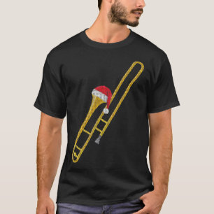 Trombone Marching Band Ugi Weihnachts-Shirt-Gesche T-Shirt