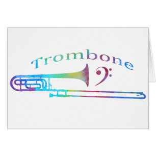 Trombone mit Bassschlüssel