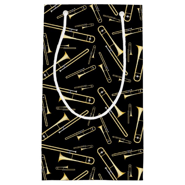 Trombone Music Teacher Kleine Geschenktüte (Vorderseite)