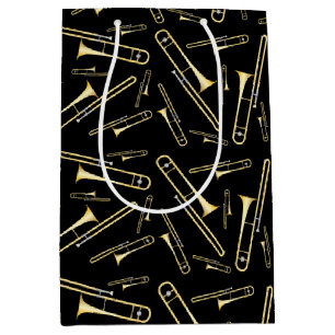 Trombone Musician Band Teacher Mittlere Geschenktüte