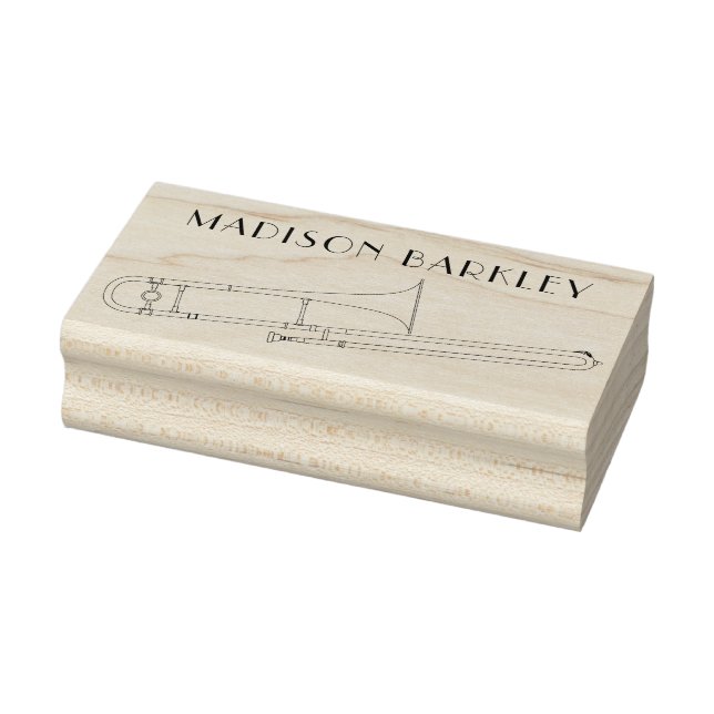 Trombone Musique Musique Musique Enseignant Tampon (Tampon)