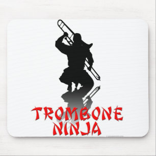 Trombone Ninja Mousepad