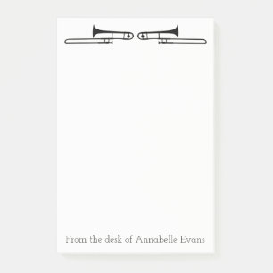 Trombone personalisieren post-it klebezettel