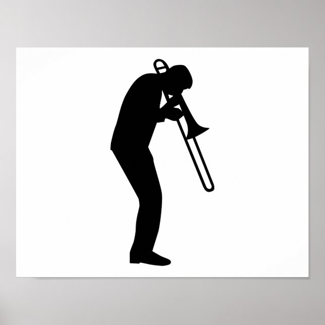 Trombone-Player Poster (Vorne)