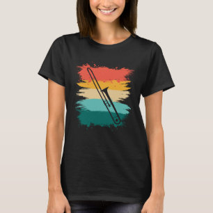 Trombone Player Retro Vintag 70er 80er Trombonist T-Shirt
