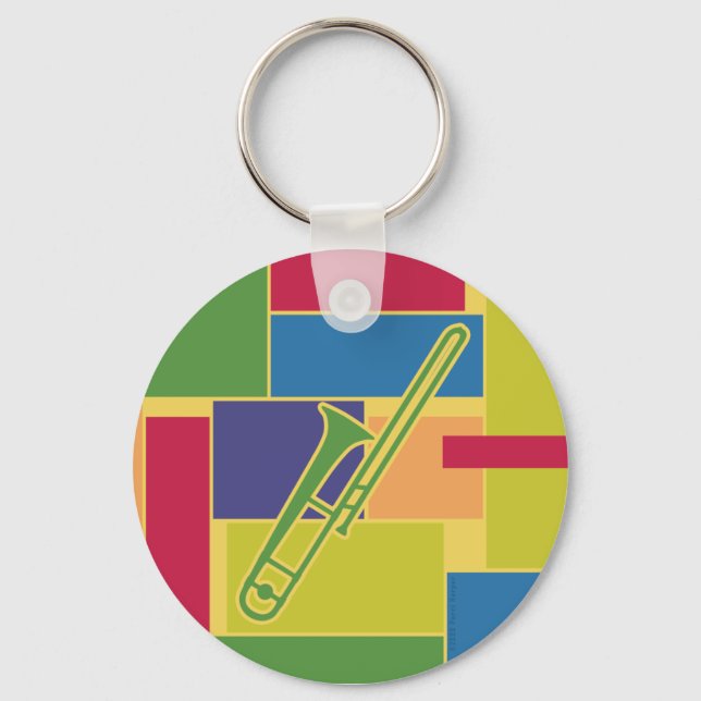 Trombone-Schlüsselanhänger Schlüsselanhänger (Vorderseite)