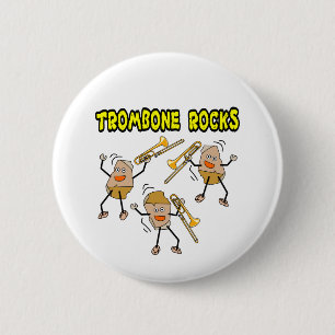 Trombone-Steine Button