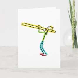 Trombone Stickman Karte