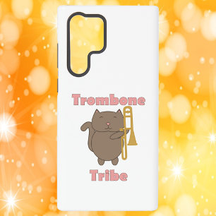 Trombone Tribe Kawaii Katze Rosa Buchstaben Samsung Galaxy Hülle