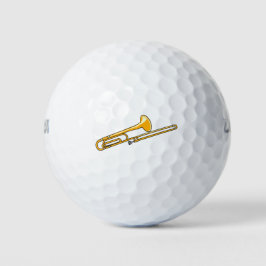Trombone-Zeichnend Golfball