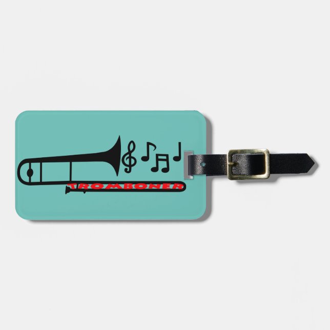 Tromboner Gepäckanhänger (Vorderseite horizontal)