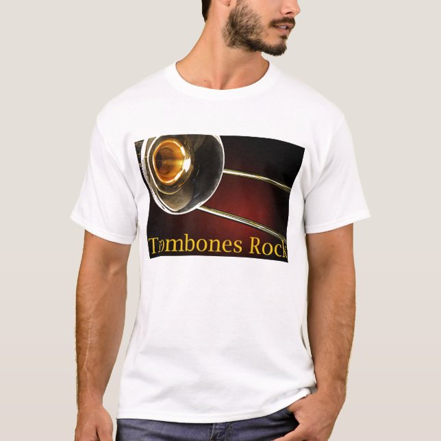Trombones-Felsen-Shirts T-Shirt (Vorderseite)