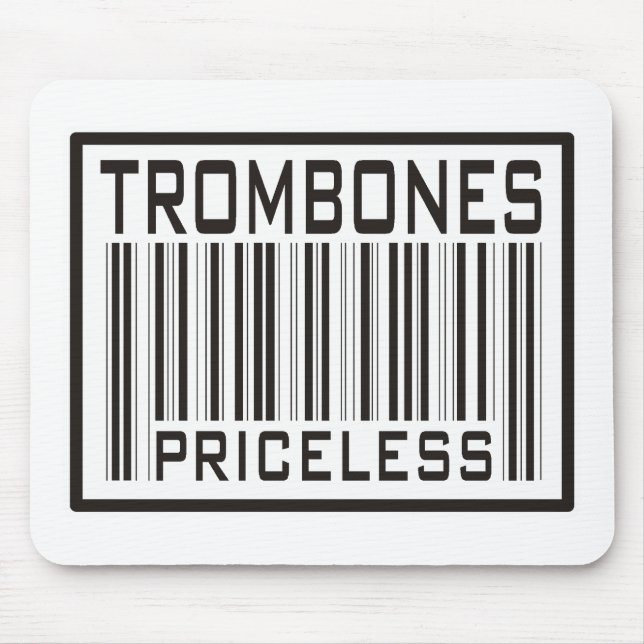 Trombones unbezahlbar mousepad (Vorne)