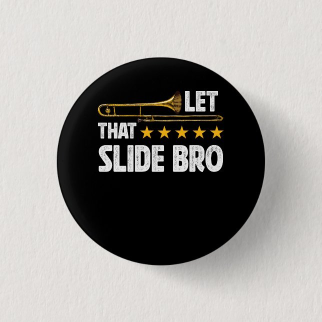 Trombonist Ließ die Band des Bandspielers Button (Vorderseite)