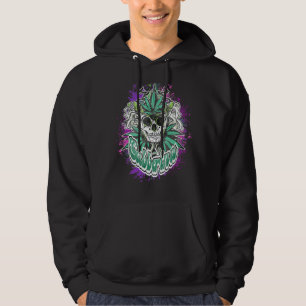 Trommel N Bass Hardstyle Frenchcore Retro Hippie S Hoodie