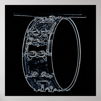 Trommel oder Drummer-Poster Poster