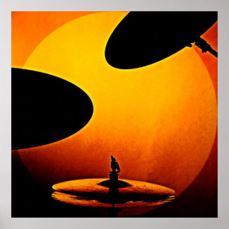 Trommel oder Drummer-Poster Poster