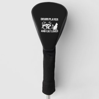 Trommel-Player und Katzenrummer-Musikertrommeln Golf Headcover