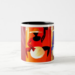 Trommel-Schlag Zweifarbige Tasse