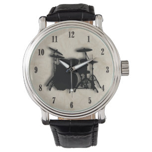 Trommel-Set-Armbanduhr Armbanduhr