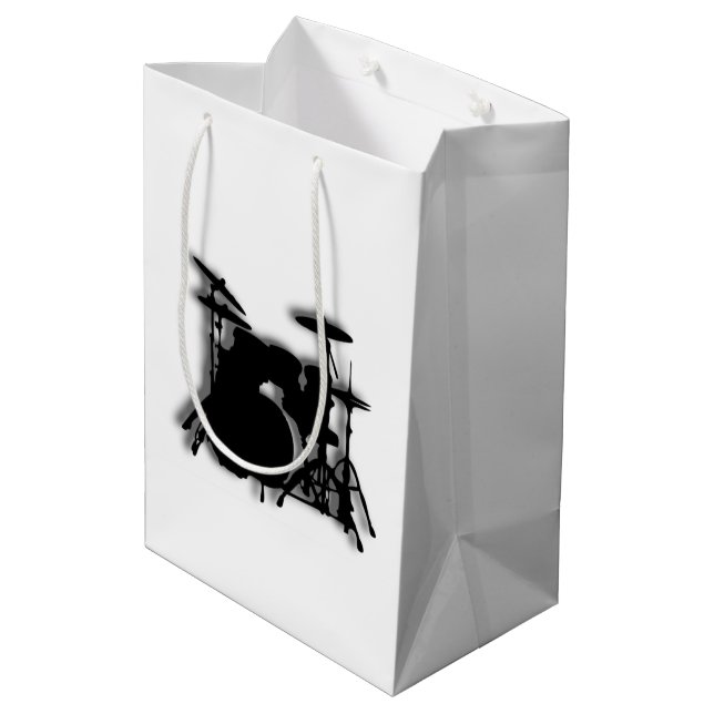 Trommel-Set Mittlere Geschenktüte (Rückseite Schrägansicht)