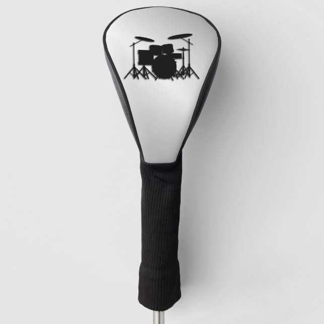 Trommel-Set-Musik-Entwurf Golf Headcover (Vorderseite)