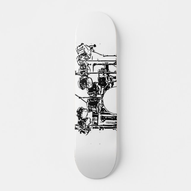 Trommel-Set Skateboard (Vorne)