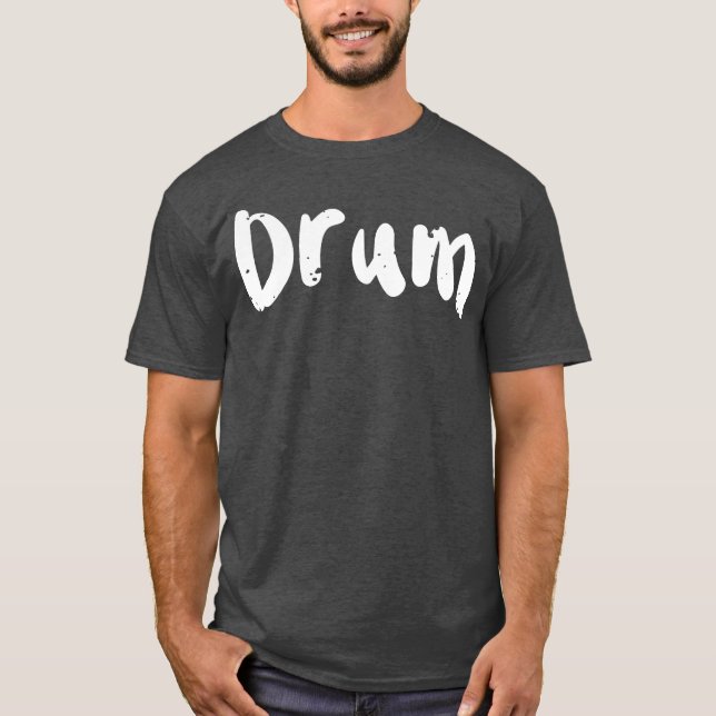 Trommel Trommeln T-Shirt (Vorderseite)
