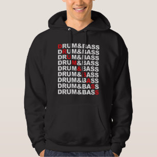 Trommel u. Bass-Quadrat Hoodie