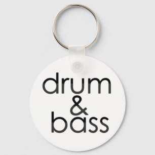 Trommel und Bass Schlüsselanhänger