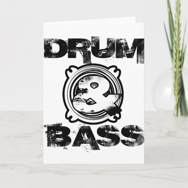 Trommel und Bass Subwoofer Karte (Vorderseite)
