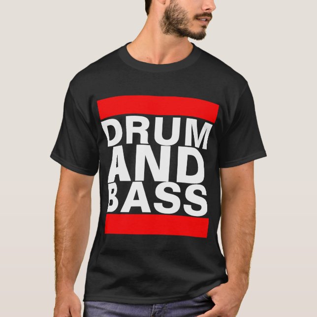 Trommel und Bass-T - Shirt (Vorderseite)