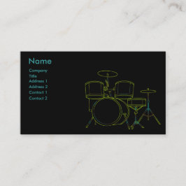 Trommel-Visitenkarte Visitenkarte