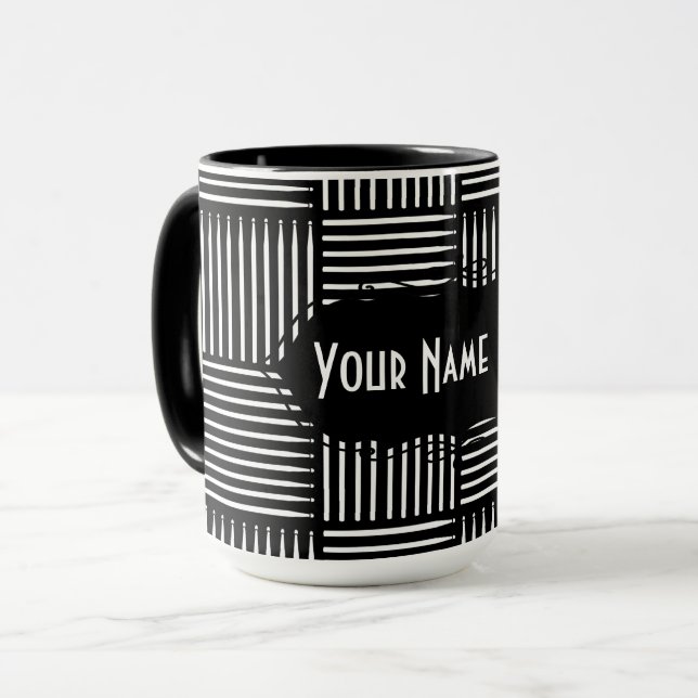 Trommelkreuz Tasse (Vorderseite Links)