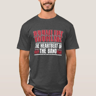 TrommellinieDas Herzklopfen der Trommeln Marschkap T-Shirt