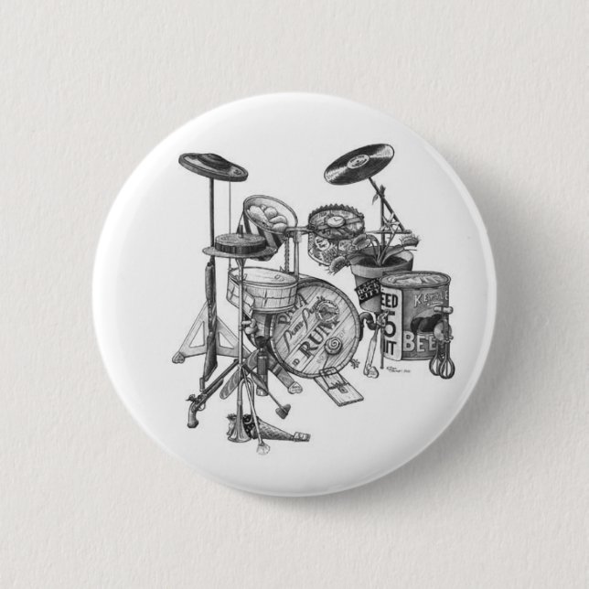 Trommeln Button (Vorderseite)