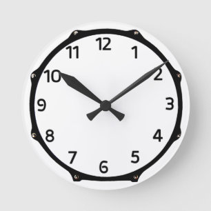 Trommeln der Zeit-Wanduhr Runde Wanduhr
