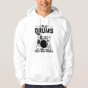 Trommeln  Geschenk für Musikinstrumente Hoodie