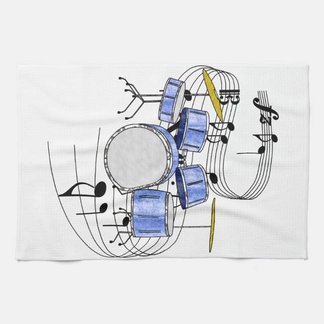 Trommeln Handtuch (Horizontal)