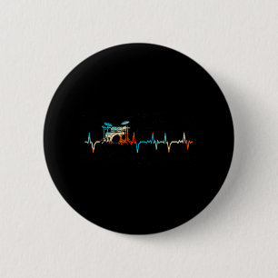 Trommeln Heartbeat Rock and Roll Rocker Piano Button
