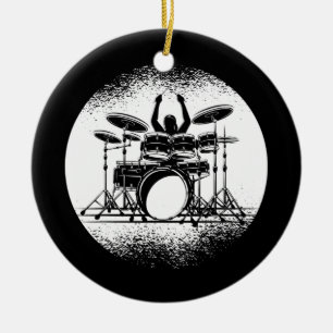 Trommeln Männer Frauen Schlagzeug Musik Geschenk Keramik Ornament