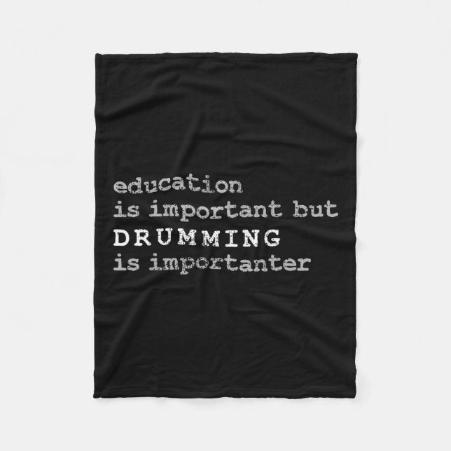 Trommeln-Marching-Band-Bildung Fleecedecke (Vorderseite)