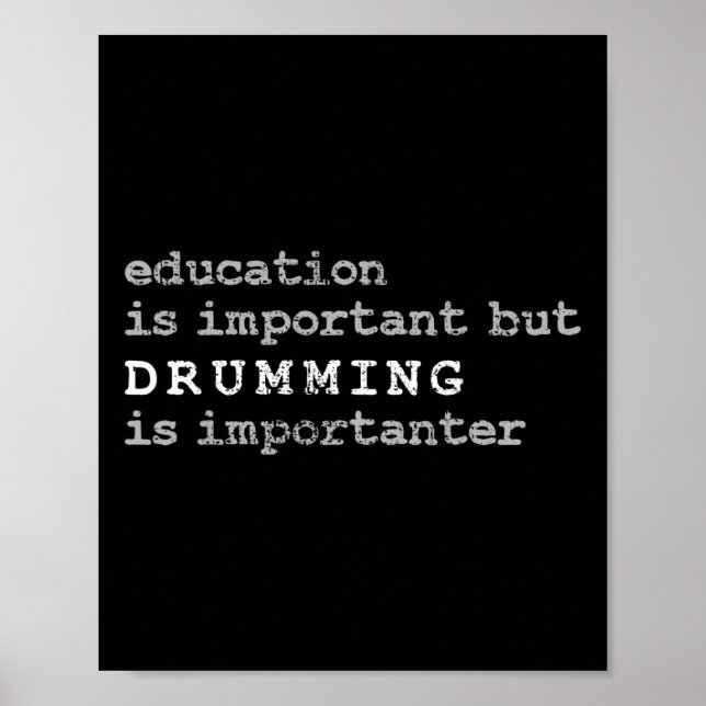 Trommeln-Marching-Band-Bildung Poster (Vorne)