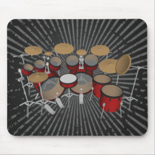 Trommeln:Red Drum Kit: 3D-Modell:Mousepad Mousepad
