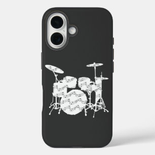 Trommeln Schlagzeug iPhone 16 Hülle